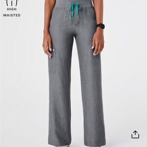 Figs Graphite Isabel Wide Leg Women's Scrub Pants